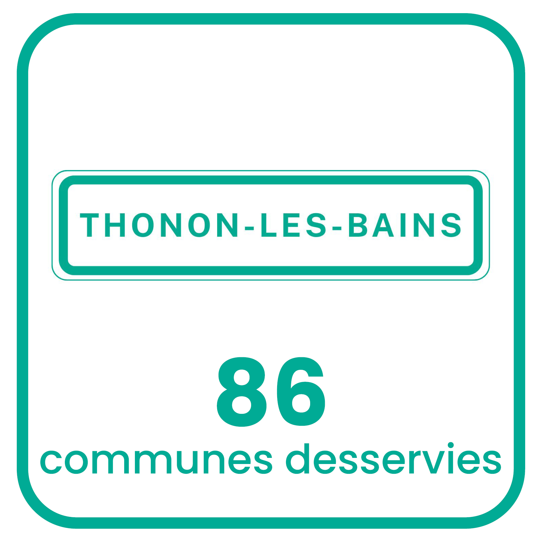 Communes desservies
